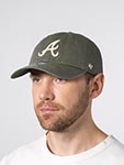 Бейсболка 47 BRAND арт. B-RGW01GWS-MSA Atlanta Braves MLB (оливковый)